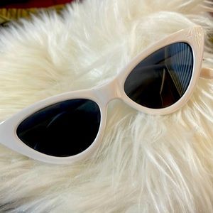 White cat contemporary sunglasses!